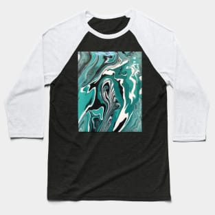Psychedelic Ocean Baseball T-Shirt